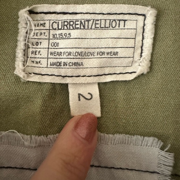 Anthropologie  Current/Elliott The Lone Soldier army Jacket - Picture 5 of 9